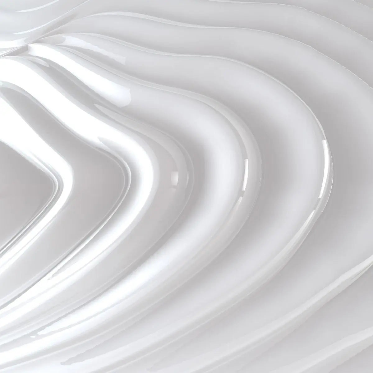 Billede 7 af Fototapet - Blanke hvide bølgende linjer på grå baggrund