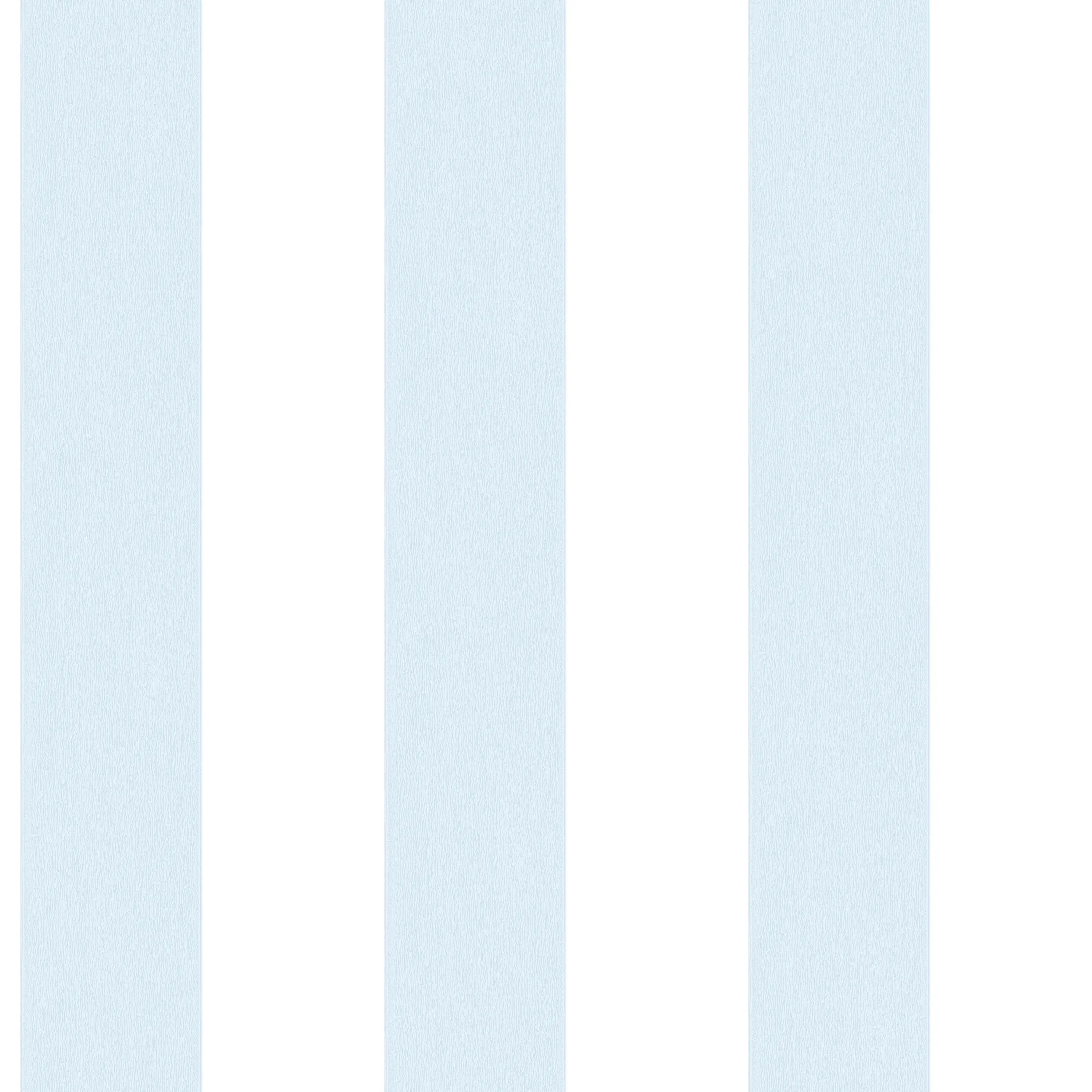 Tapetmønster med blå og hvide blokstriber fra Block Stripes - Sky.