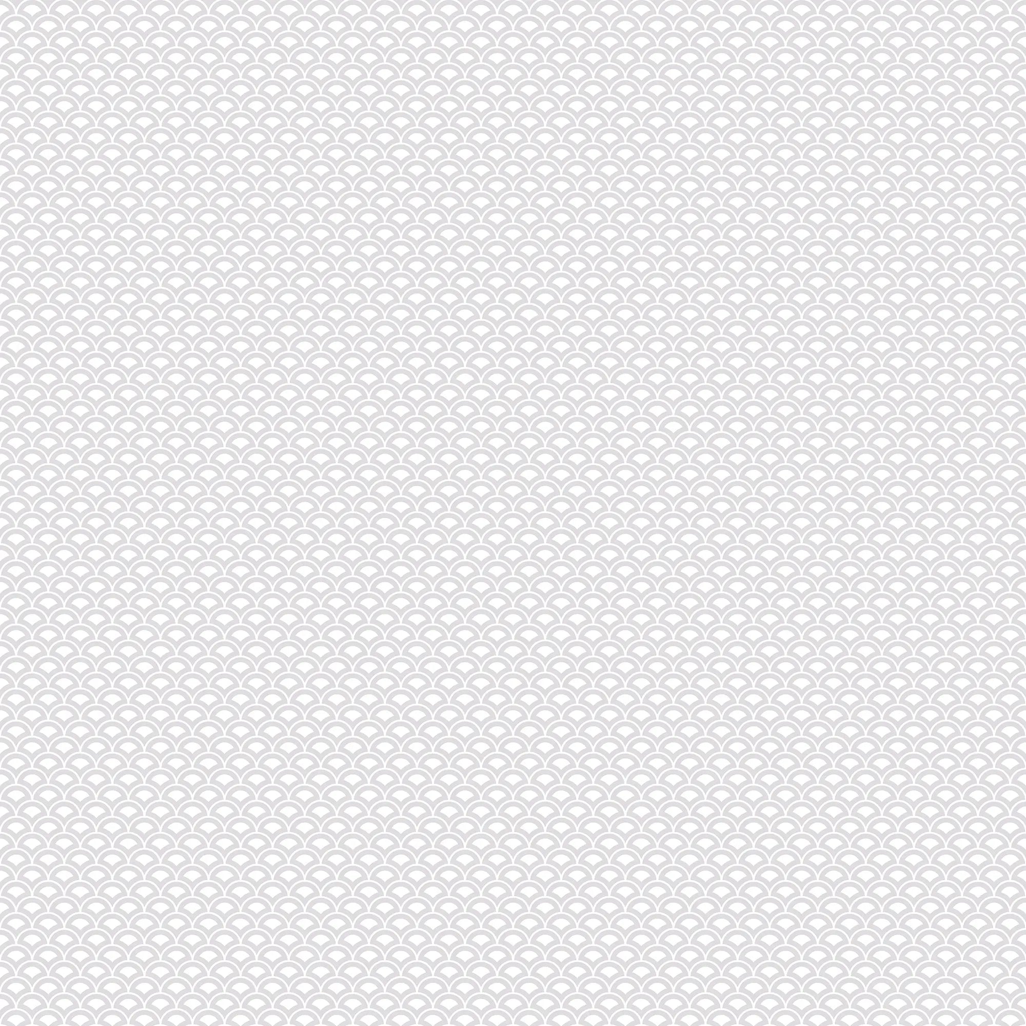 Delicate Arches - Silver tapet med et delikat mønster af buer i sølvgrå nuancer.