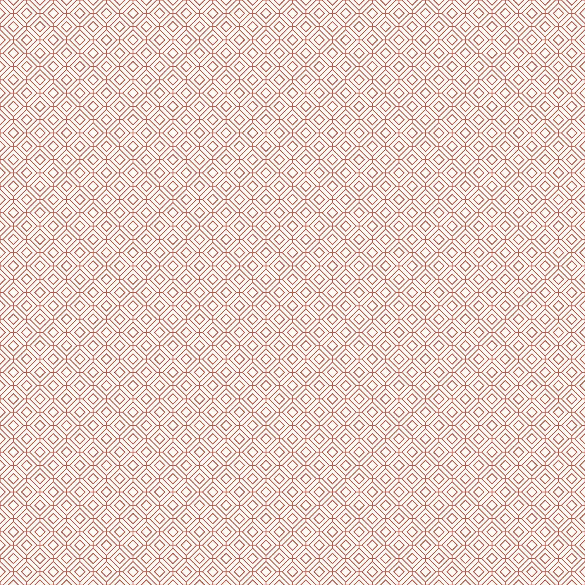 Tapetmønster med Delicate Diamonds - Rose, der viser et gentaget diamantdesign i rosa.