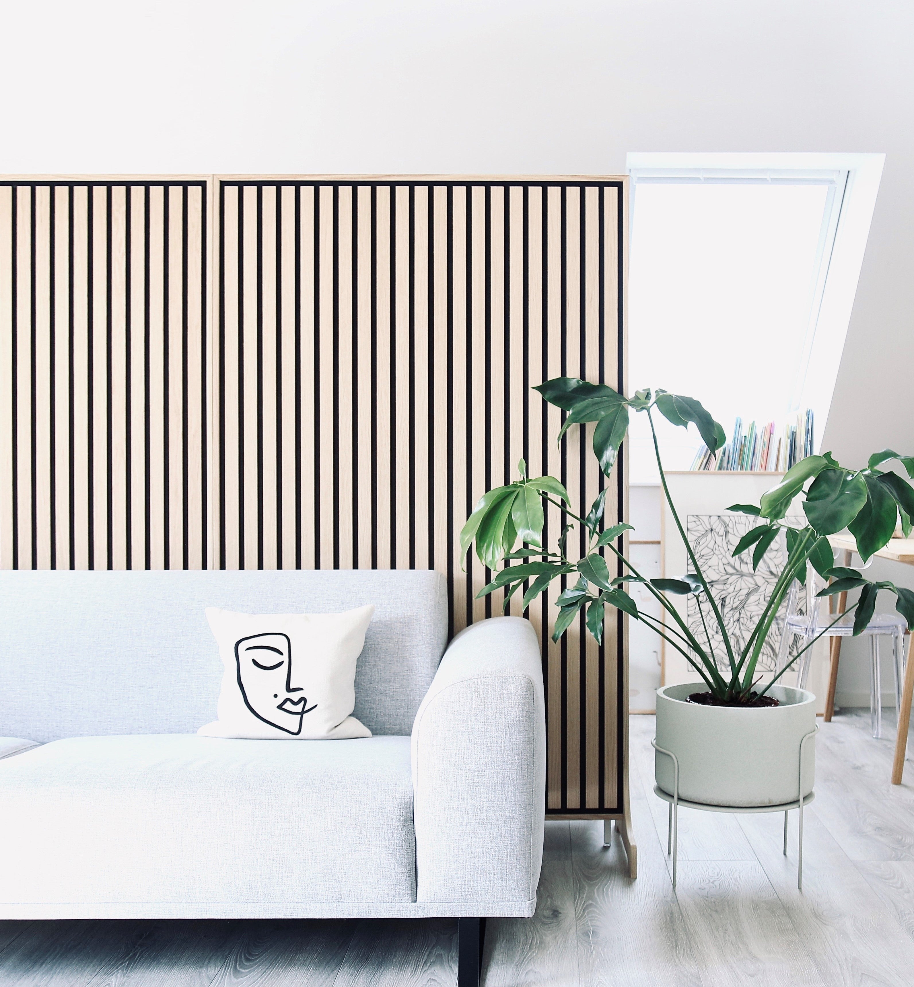 Flexi Wall Akustik skillevæg B:185 X H:120cm.