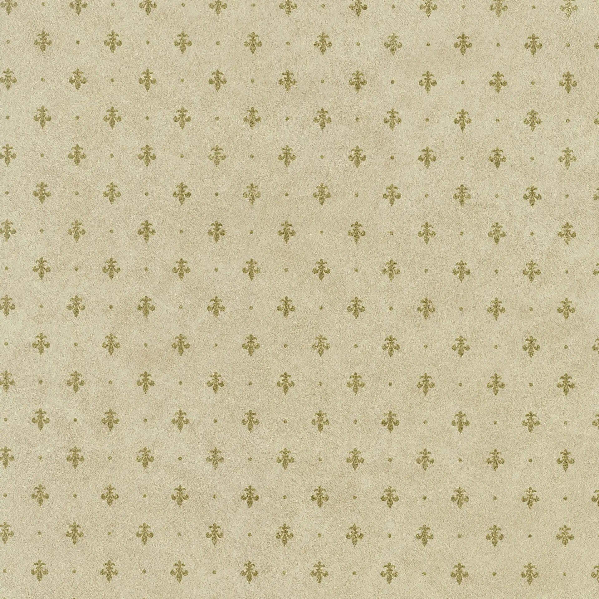 Folio Pro selvklæbende folie med gyldne rustikke fleur-de-lis mønstre, 45x200 cm