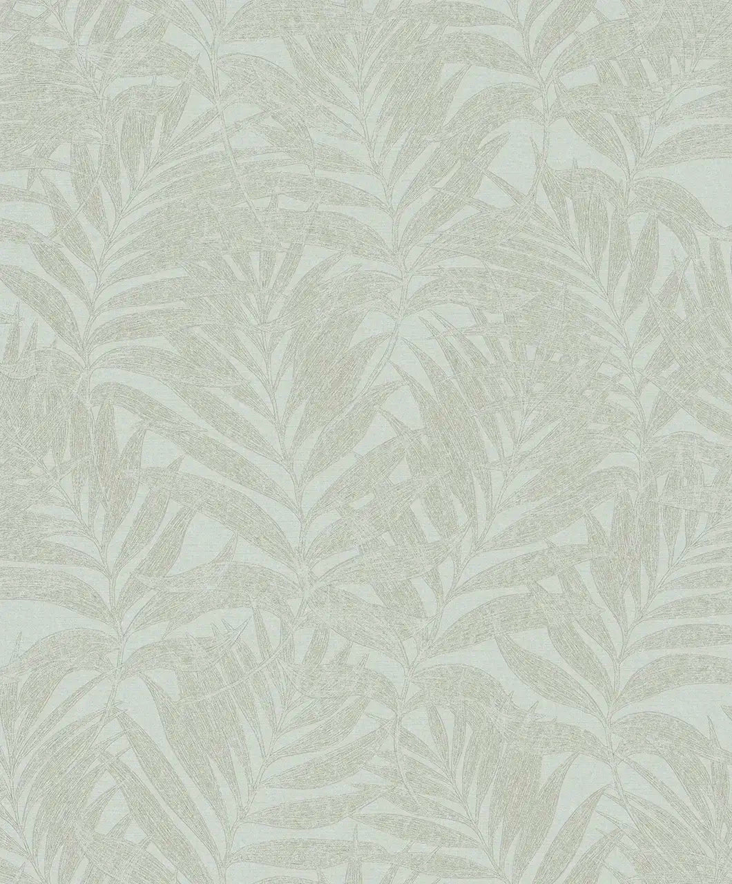 Elegant mønster af Habitat Ferns - Sage tapet med subtile grønne blade og tekstur.