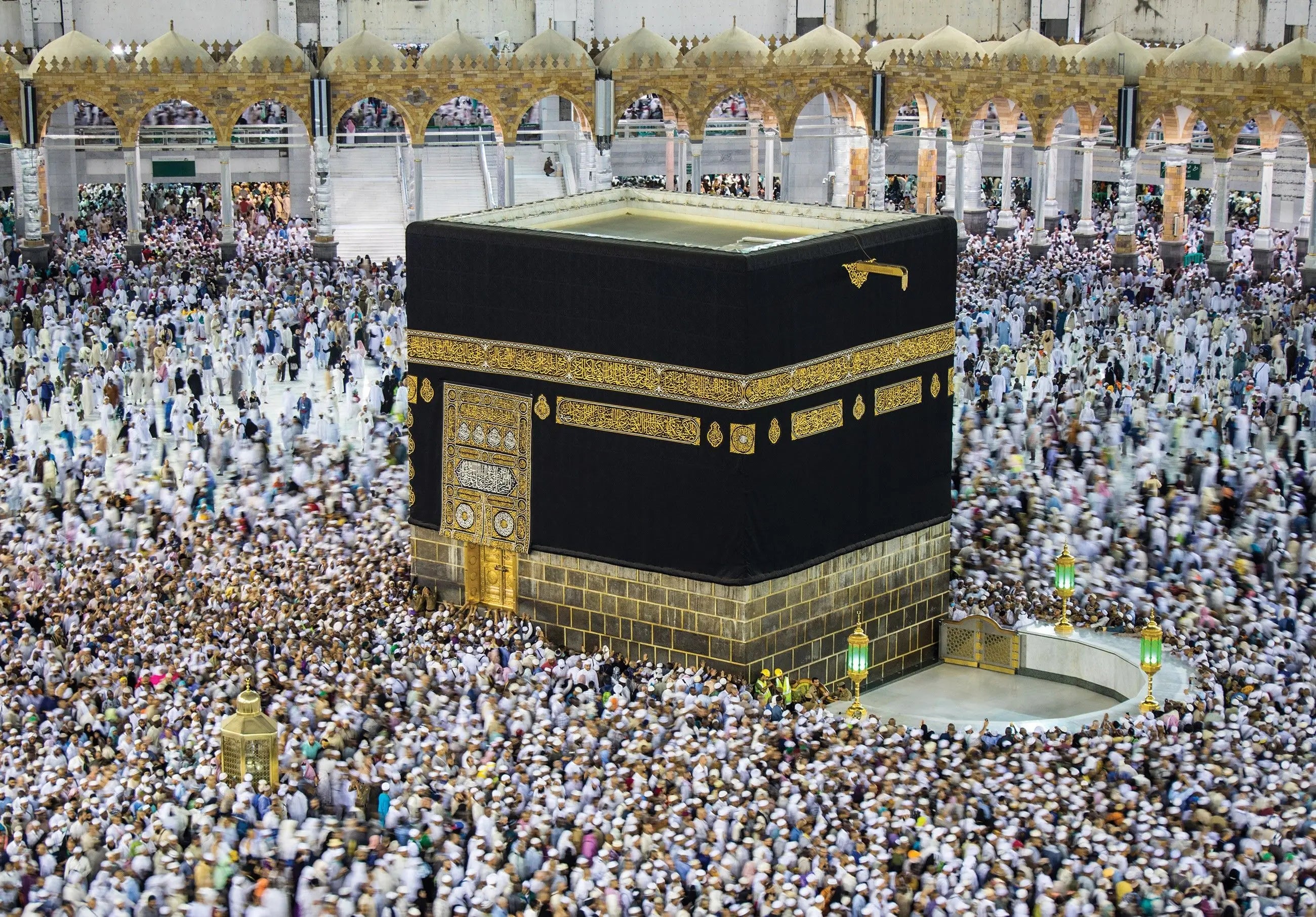 Billede 2 af Fototapet - Ka'baen omgivet af pilgrimme i Mekka, Saudi-Arabien