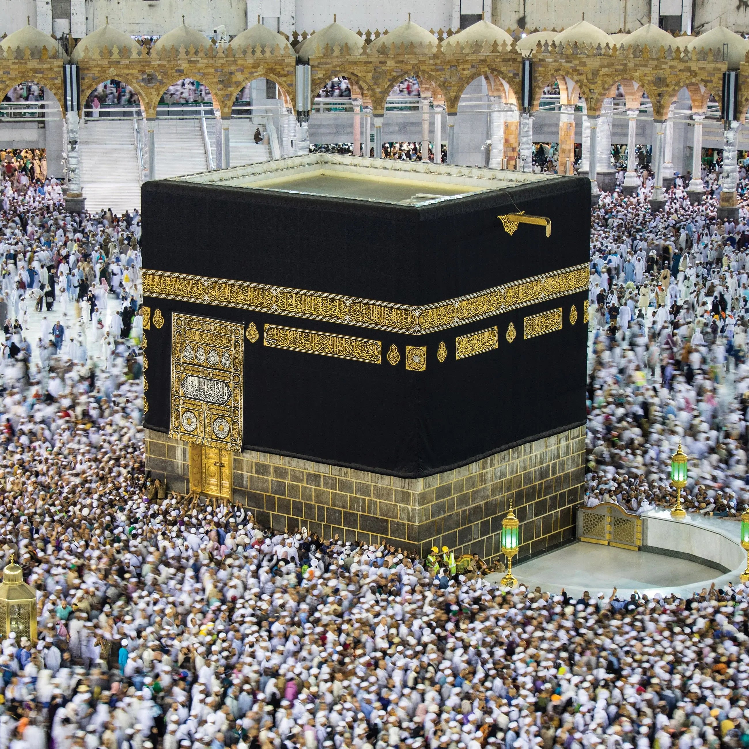 Billede 7 af Fototapet - Ka'baen omgivet af pilgrimme i Mekka, Saudi-Arabien