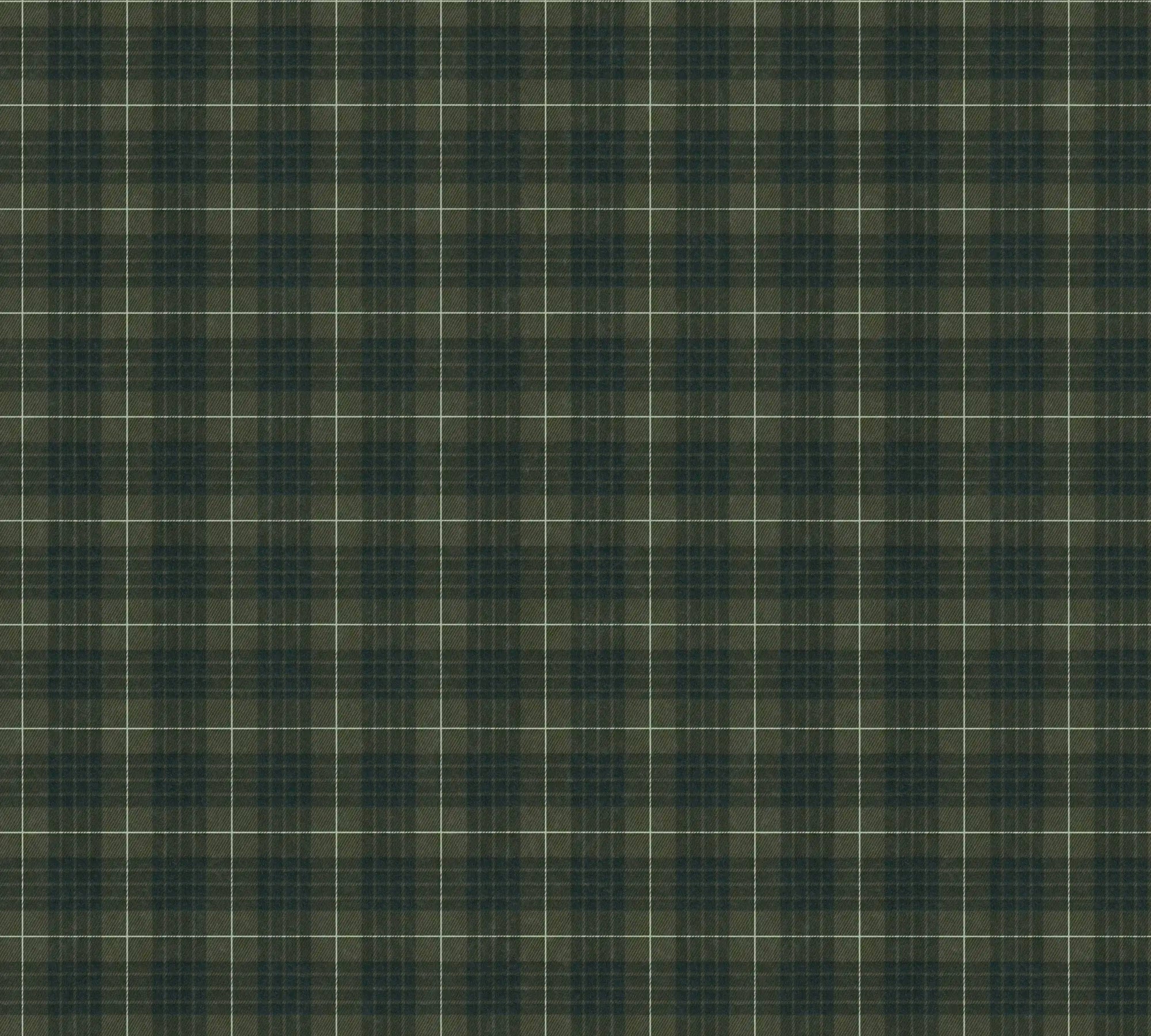 Detaljeret tætmønstret visning af Plaid Reverie - Forest Whisper tapet fra Nicetapet.dk med grønne og blå tern.