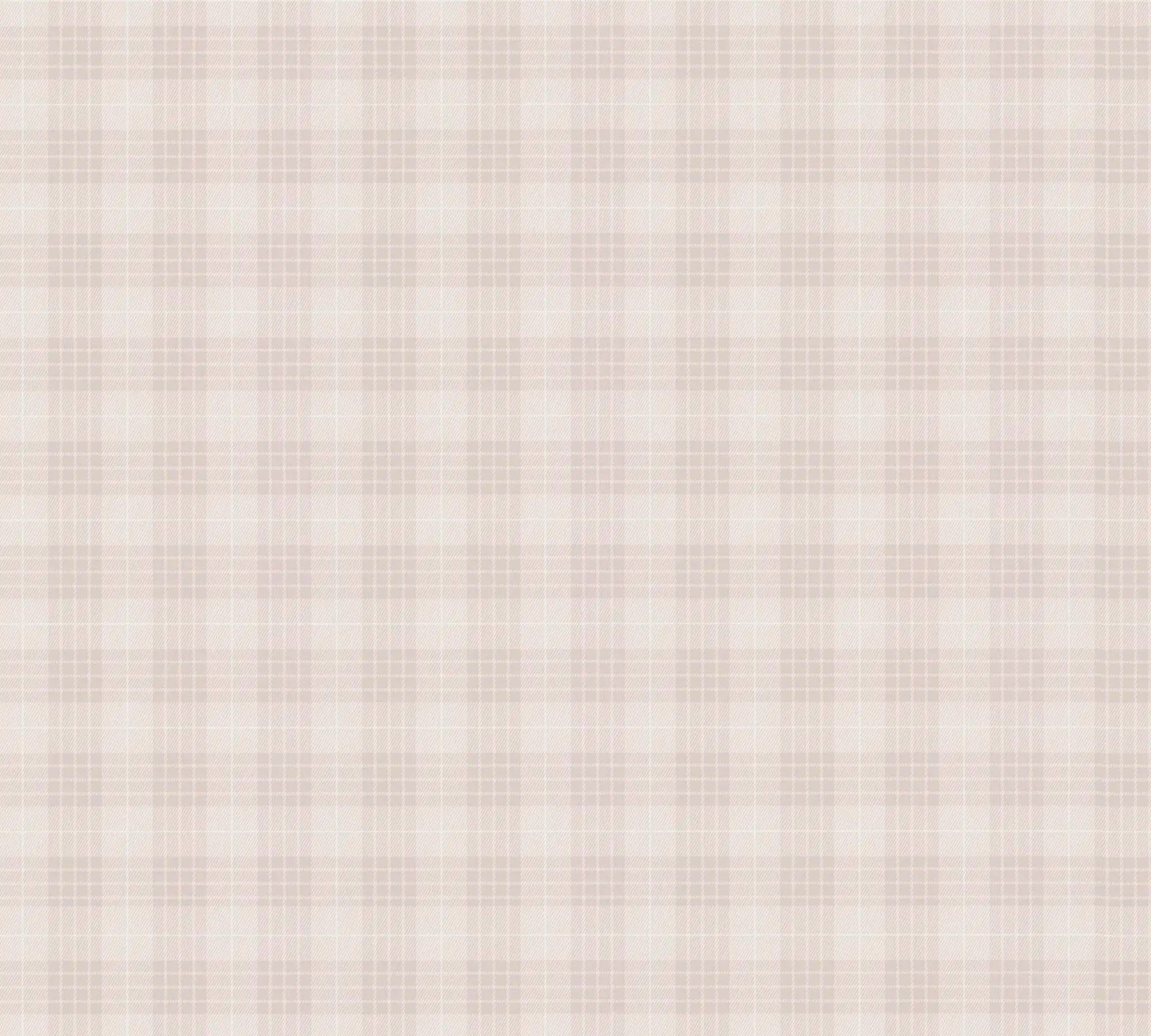 Billede af tapetdesign Plaid Reverie - Soft Sand med et diskret plaidmønster i lyse sandfarver.