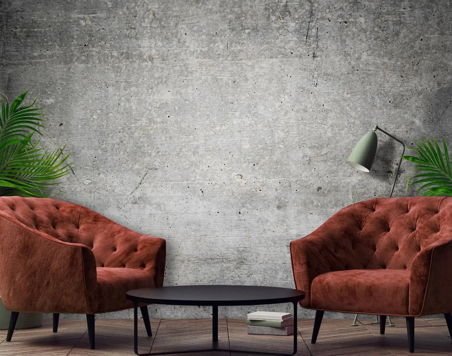 Billede 7 af Fototapet - Rå betonvæg med ujævnheder