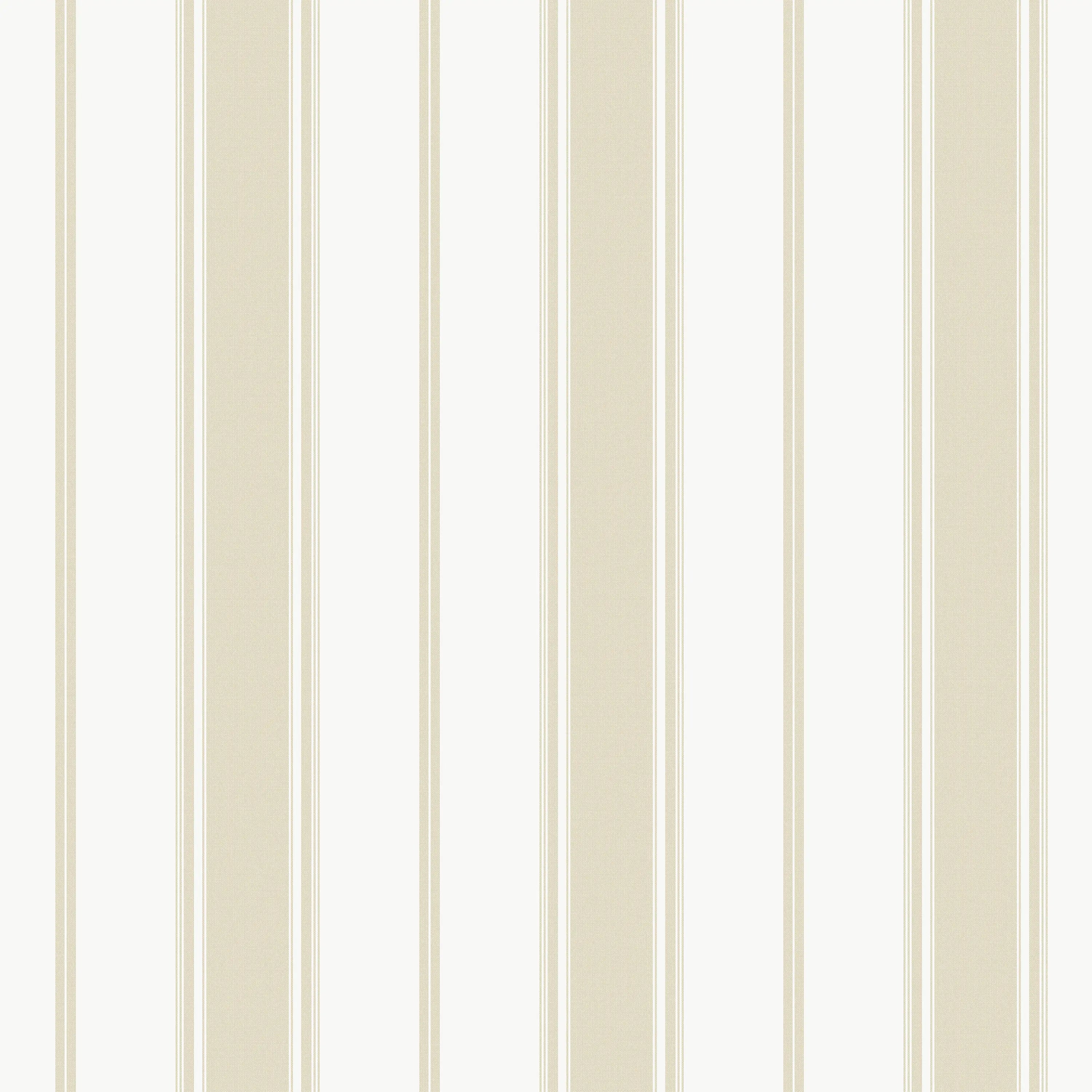 Refined Lines - Sandstone tapet med vertikale striber i beige og hvidt mønster, tilgængelig på Nicetapet.dk
