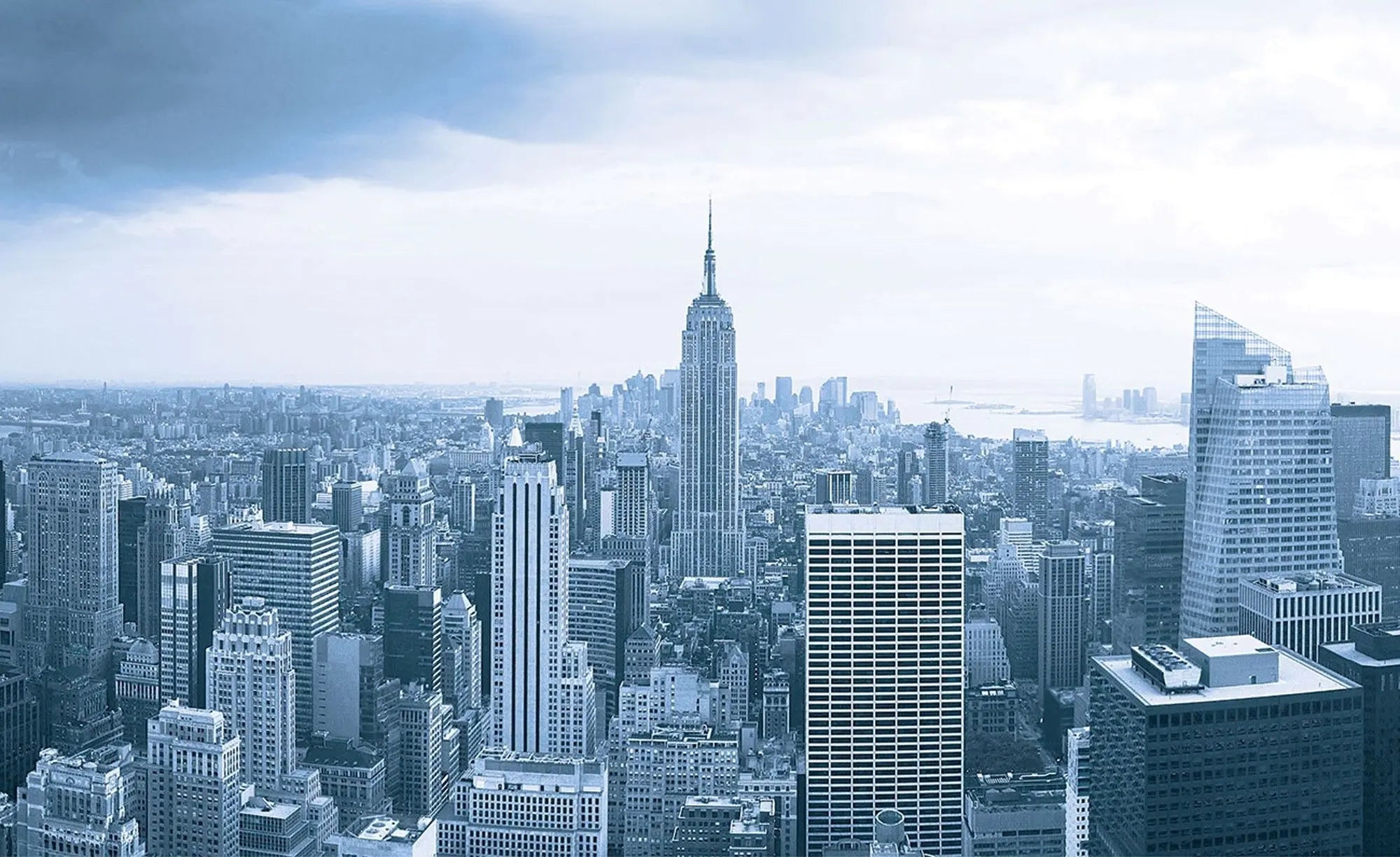 Billede 1 af Fototapet - Skyline af New York City med Empire State Building