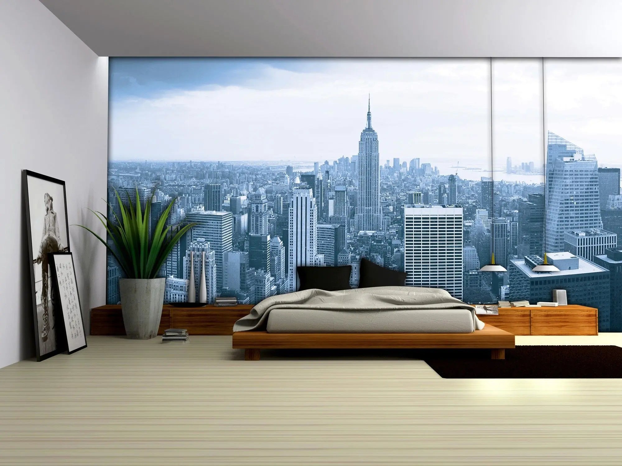 Billede 2 af Fototapet - Skyline af New York City med Empire State Building
