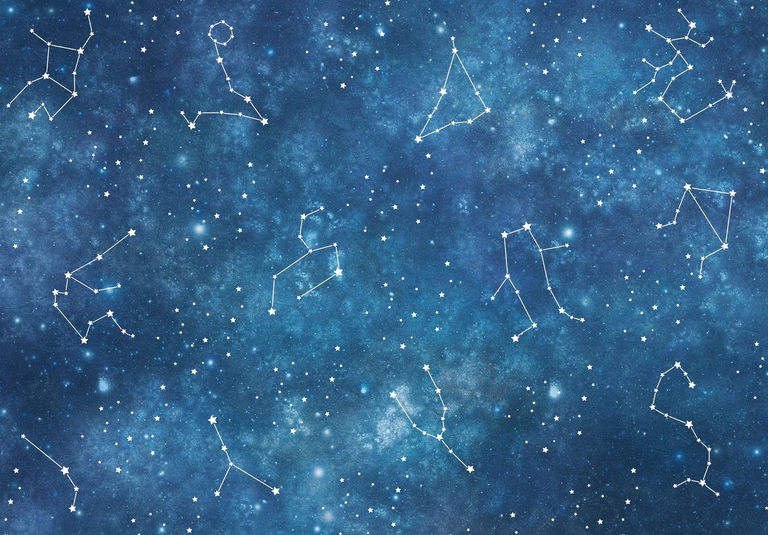 Billede 2 af Fototapet - Stjernebilleder på blå nattehimmel