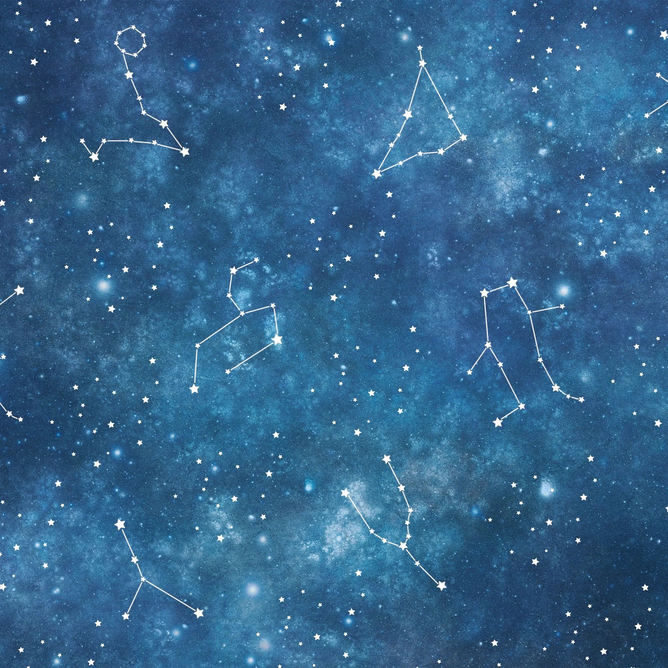 Billede 8 af Fototapet - Stjernebilleder på blå nattehimmel