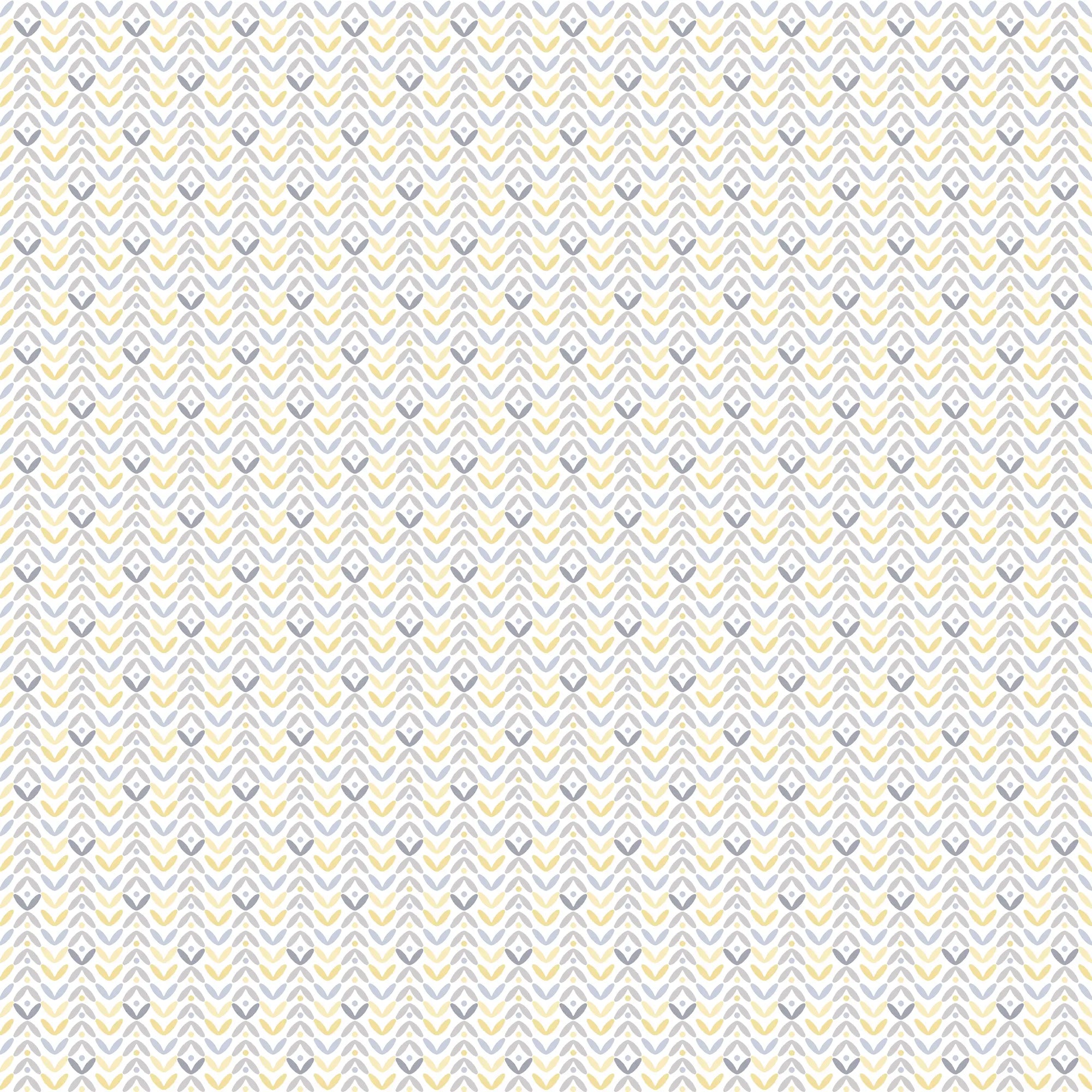 Detaljeret billede af tapet med zigzag-mønster i lyse solnuancer, Delicate Zigzags - Sunrise fra Nicetapet.dk.