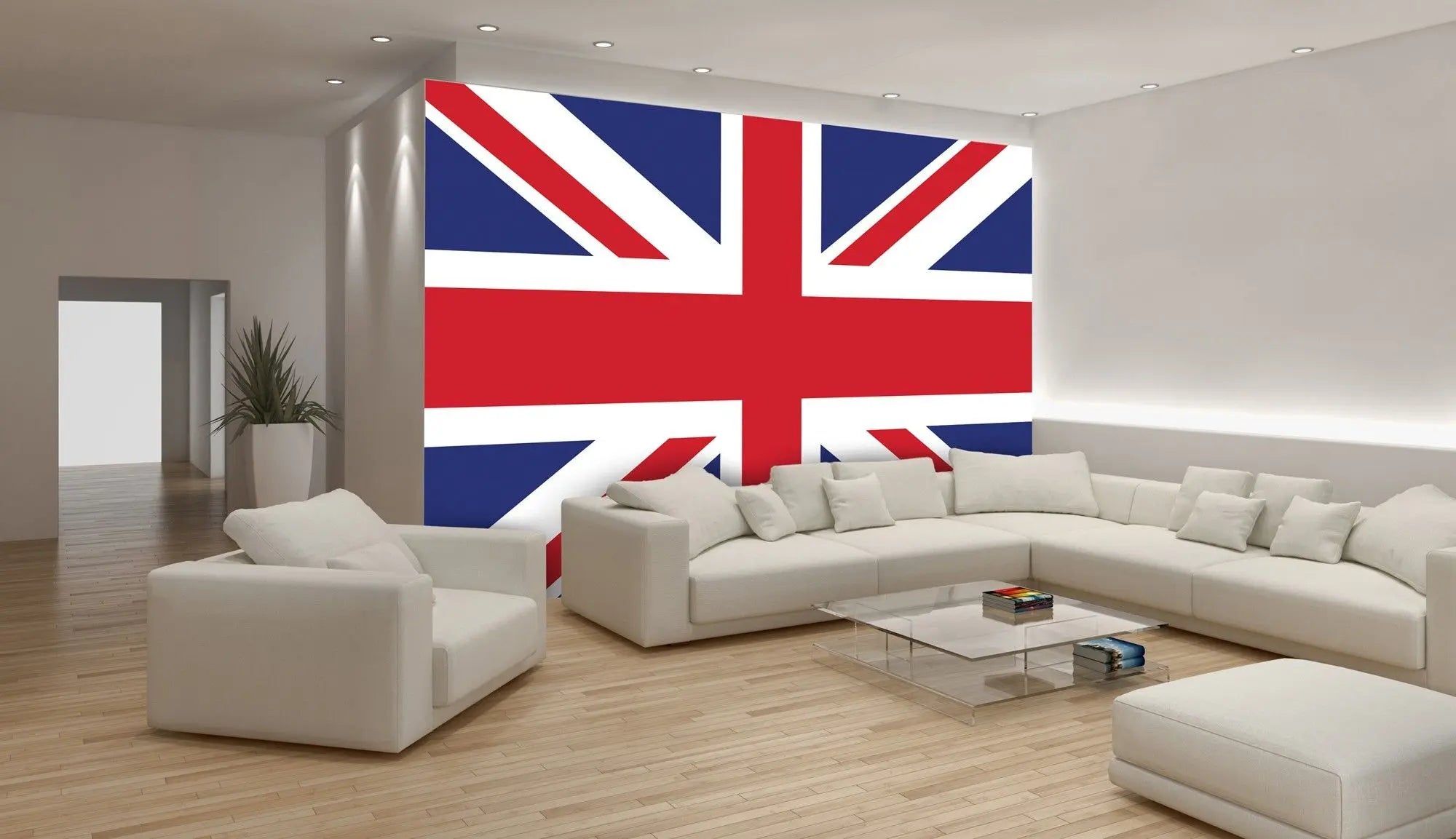Billede 2 af Fototapet - Union Jack-flag
