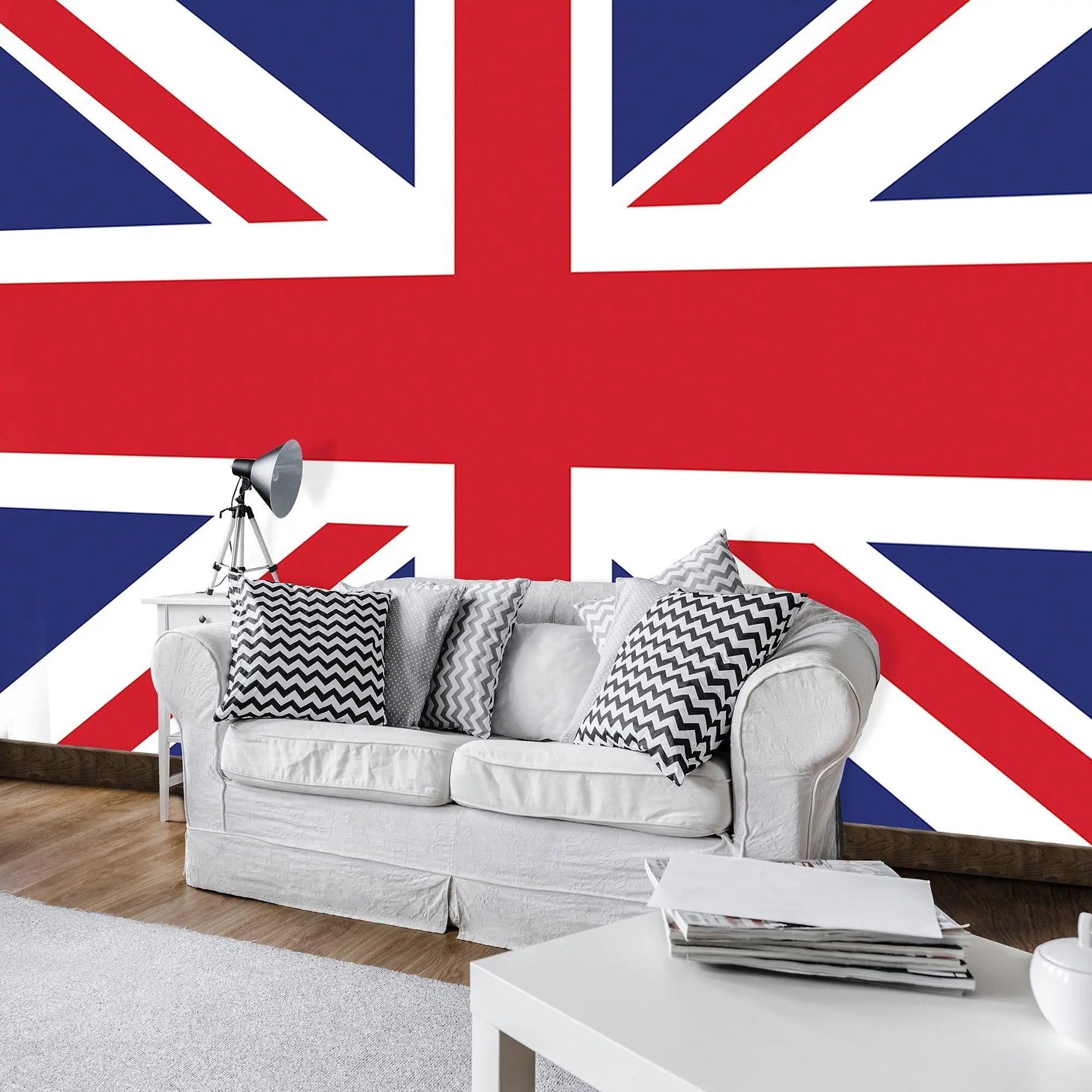 Billede 4 af Fototapet - Union Jack-flag