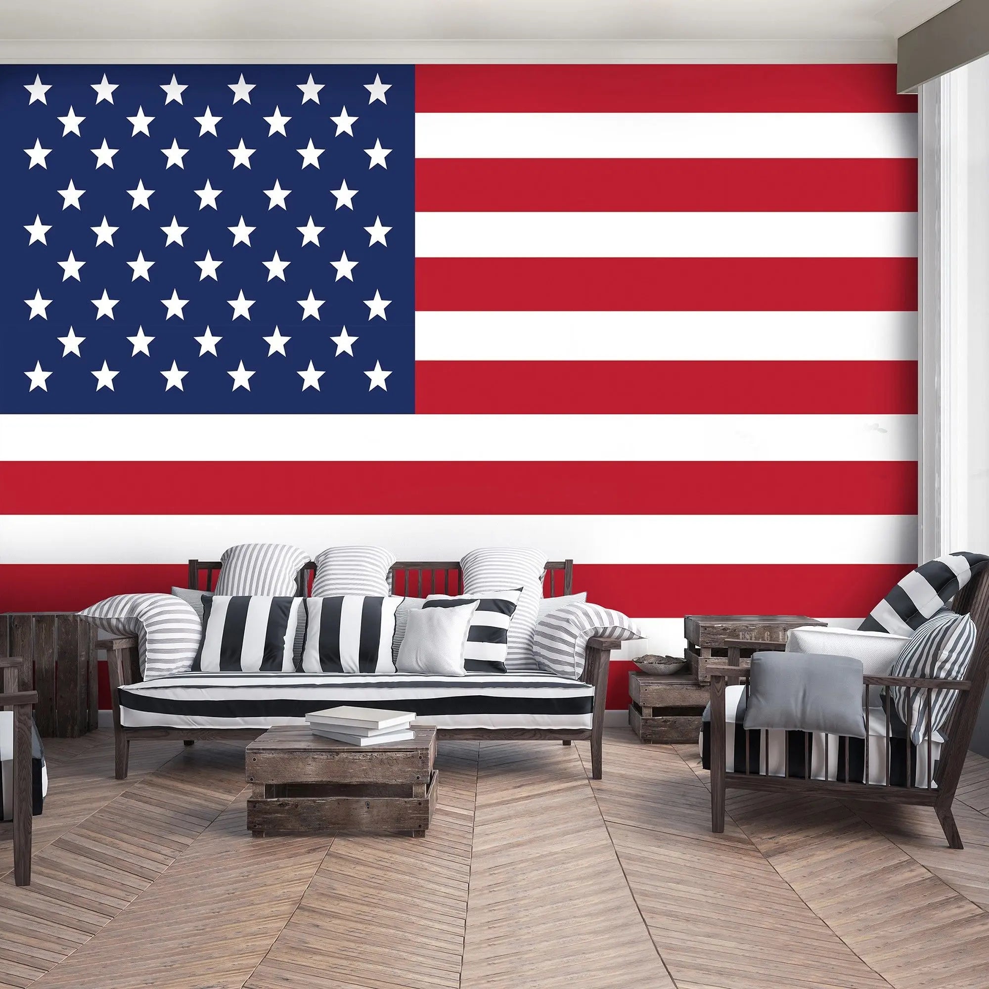 Billede 7 af Fototapet - USA's flag