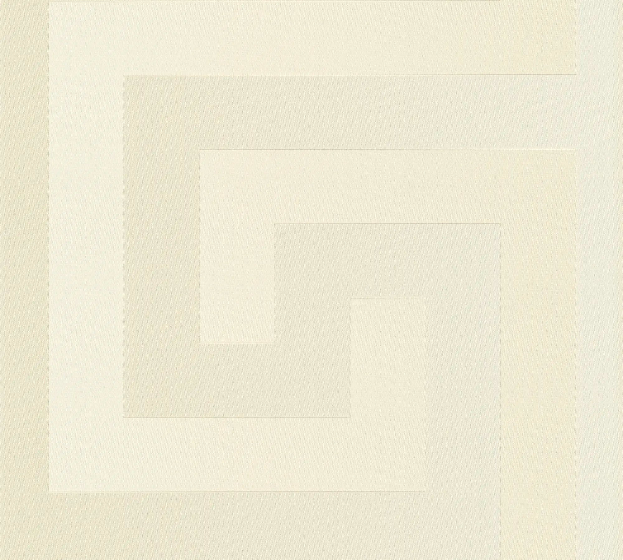 Nærbillede af Versace Greek Key - Ivory tapet design i et labyrintmønster med hvide og beige toner.