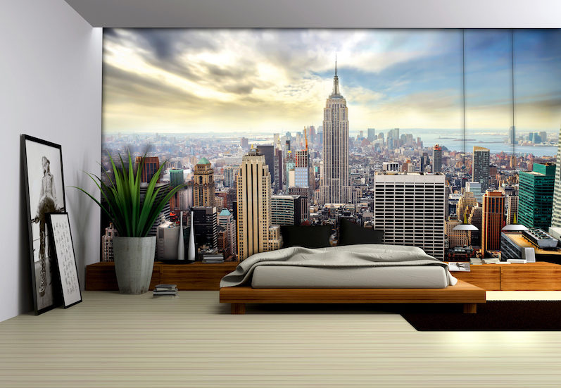 2317V8 New York Skyline USA - Køb flot fototapet i non-woven kvalitet