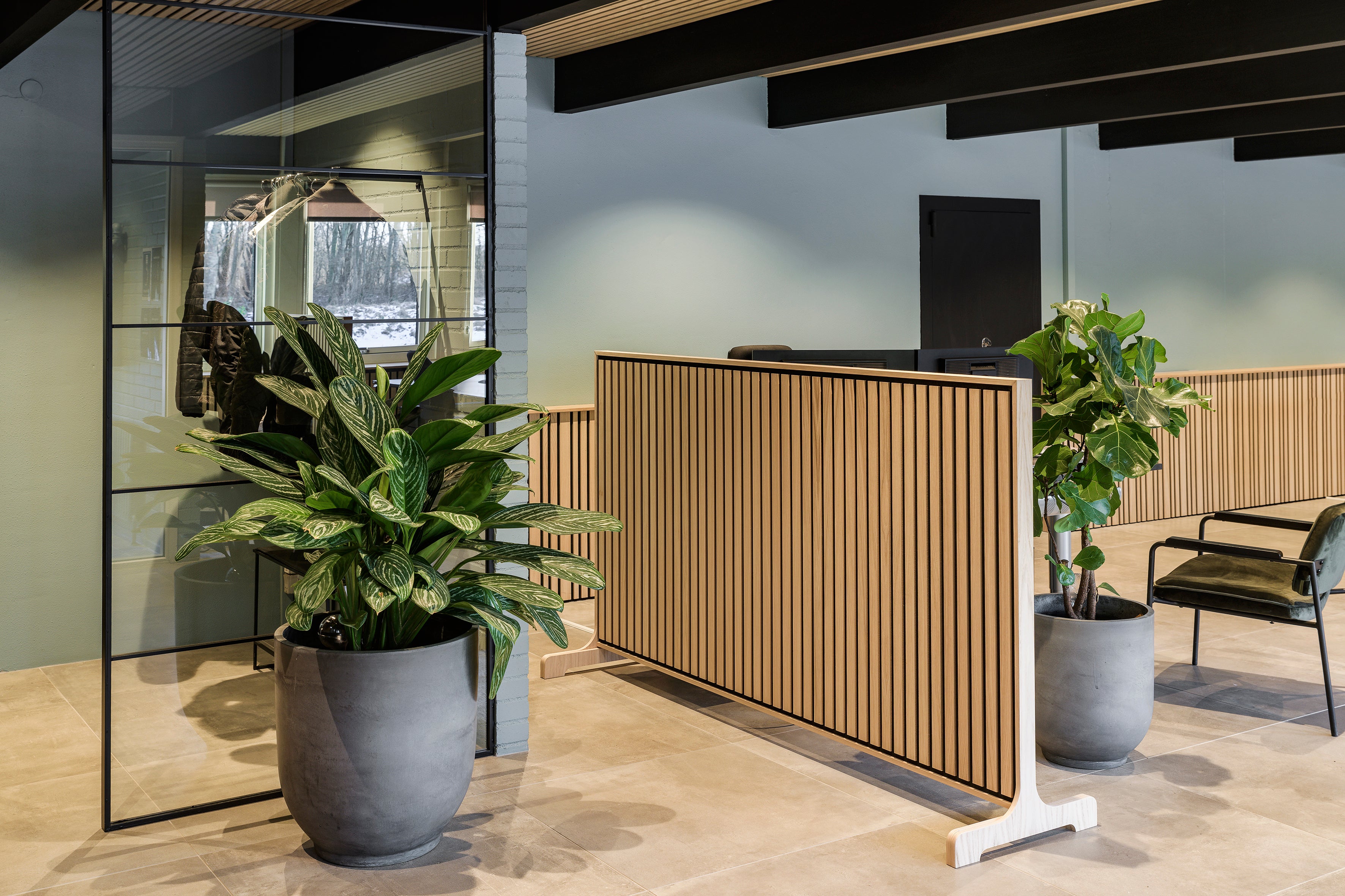 Flexi Wall Akustik skillevæg B:185 X H:120cm.