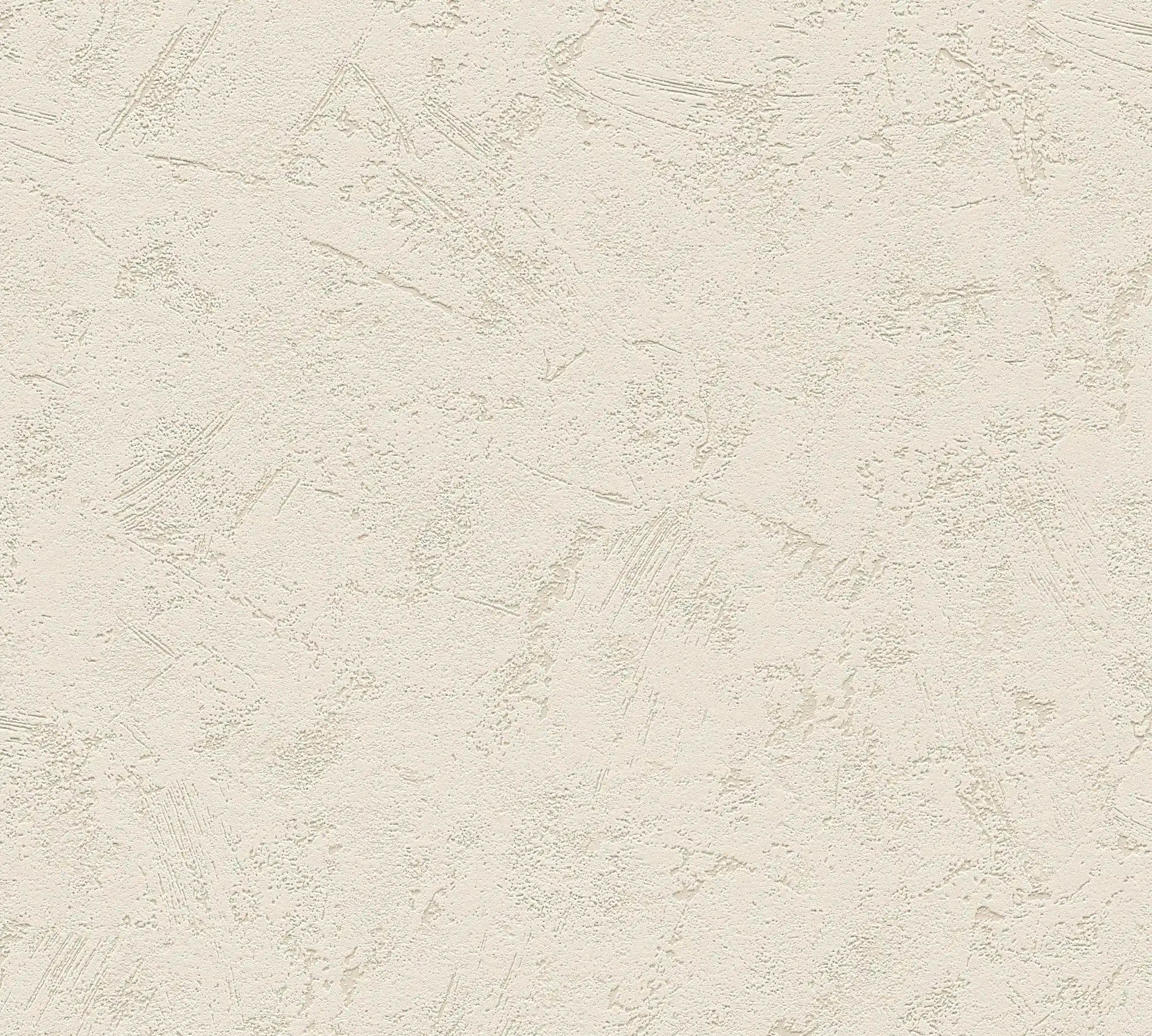 Nærbillede af Artisan Brushstroke - Sand tapet med tekstureret overflade.