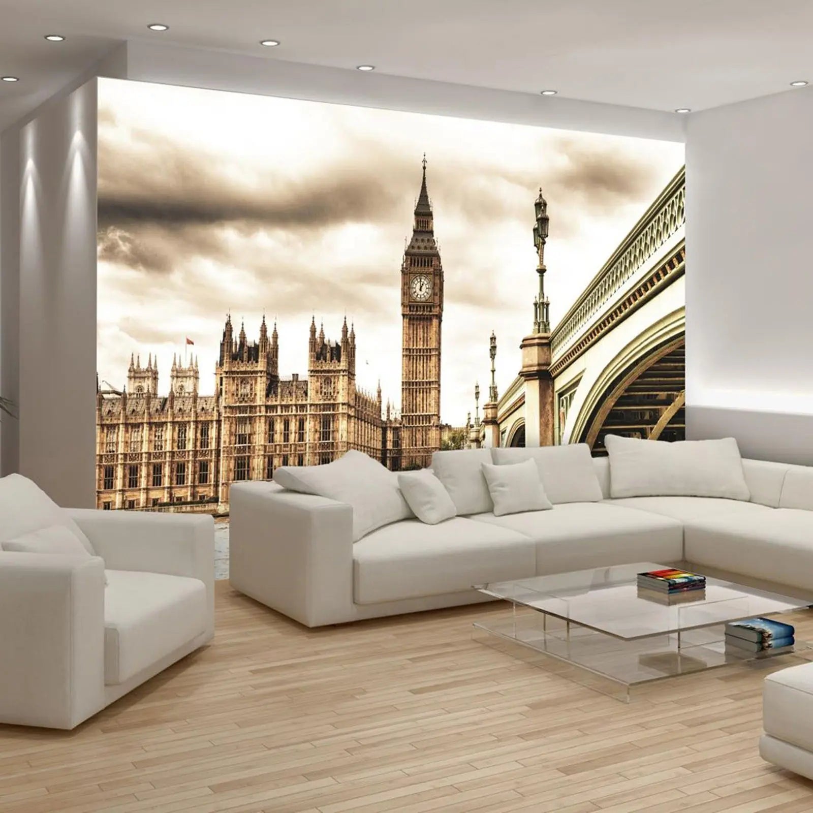 Billede 6 af Fototapet - Big Ben og Westminster Bridge London