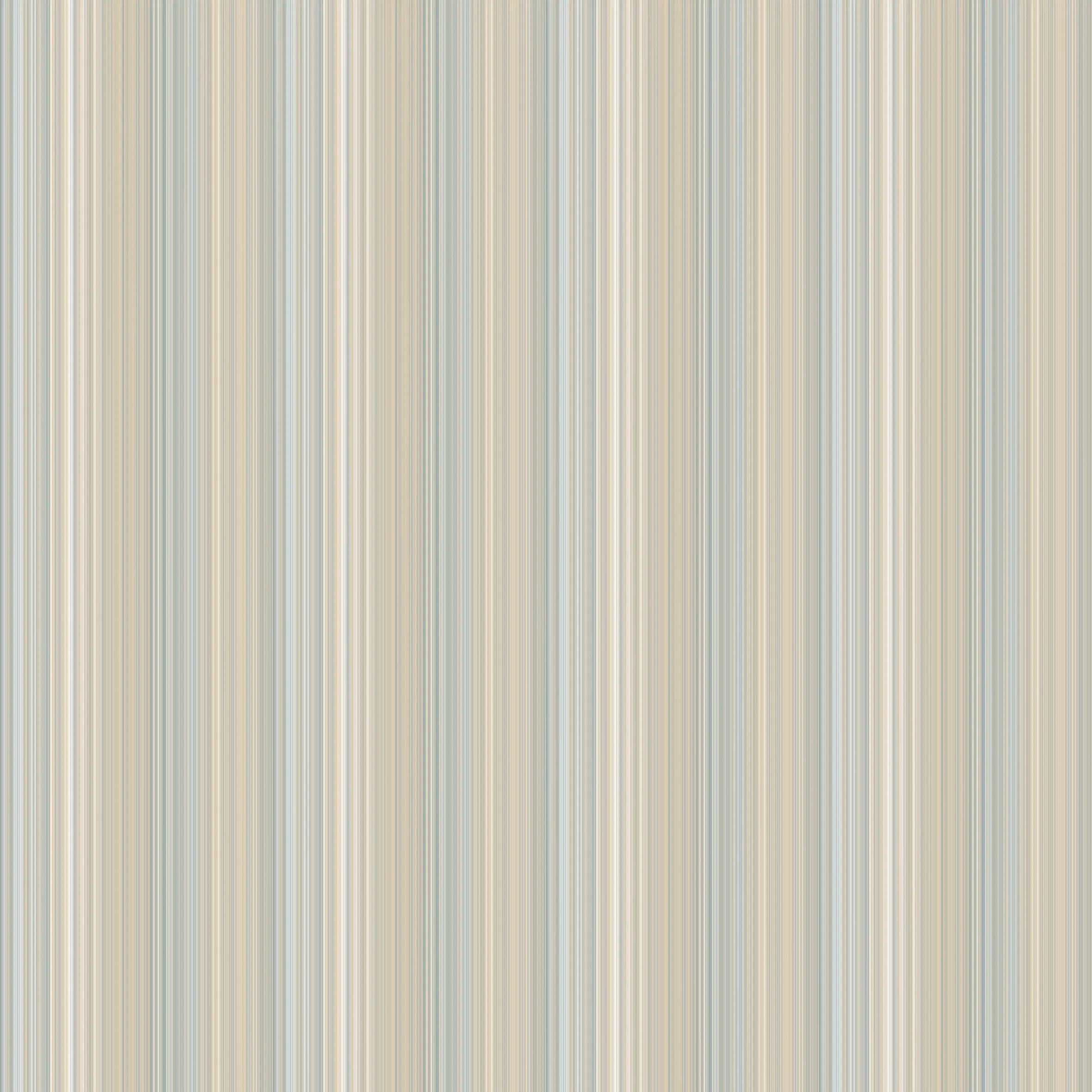 Billede af Composite Stripes - Sandy tapet med flerdobbelte lodrette striber i sand- og blå nuancer.
