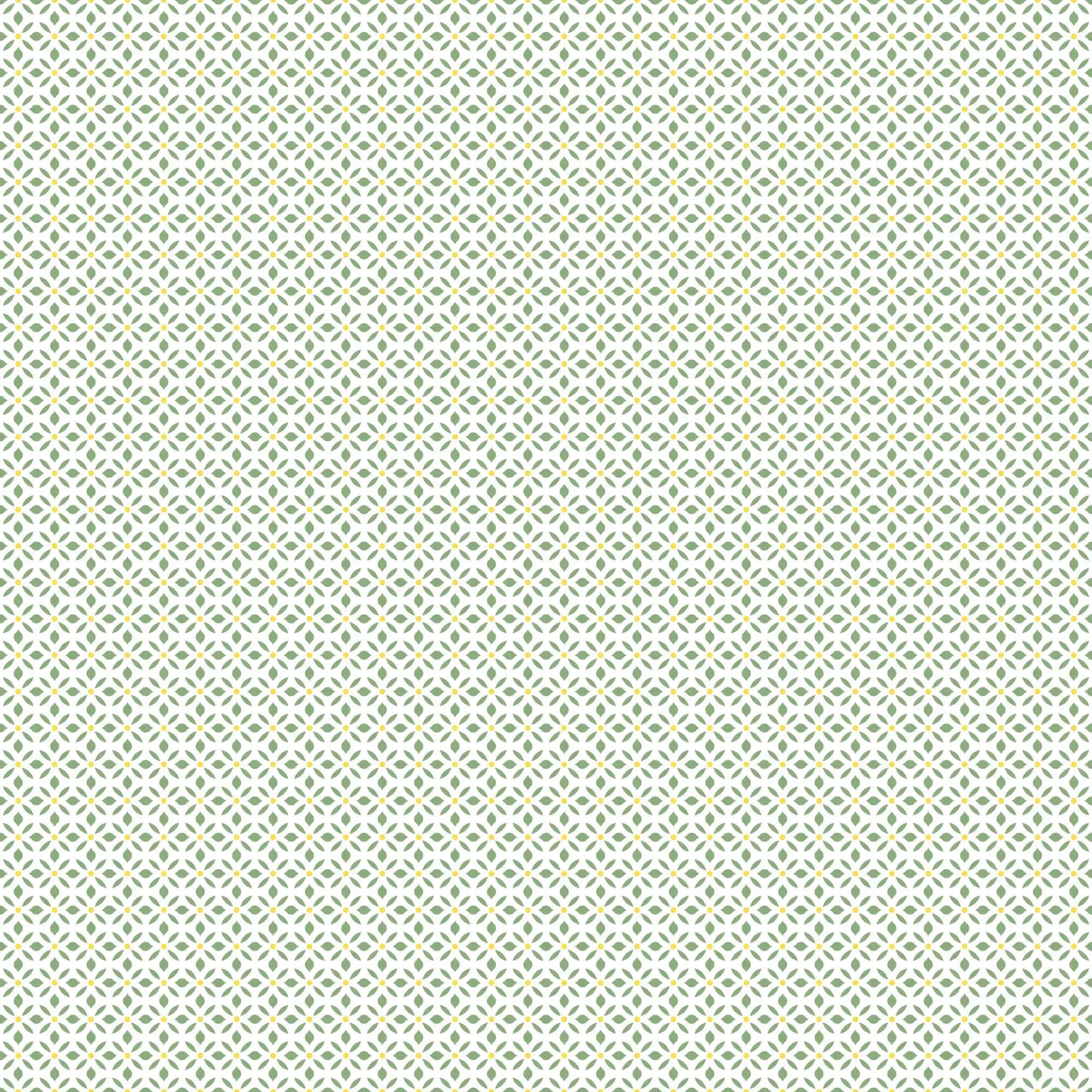 Billede af Crosshatch Weave - Mint tapet fra Nicetapet.dk med et detaljeret mønster af krydsmønstre i grønne farver.