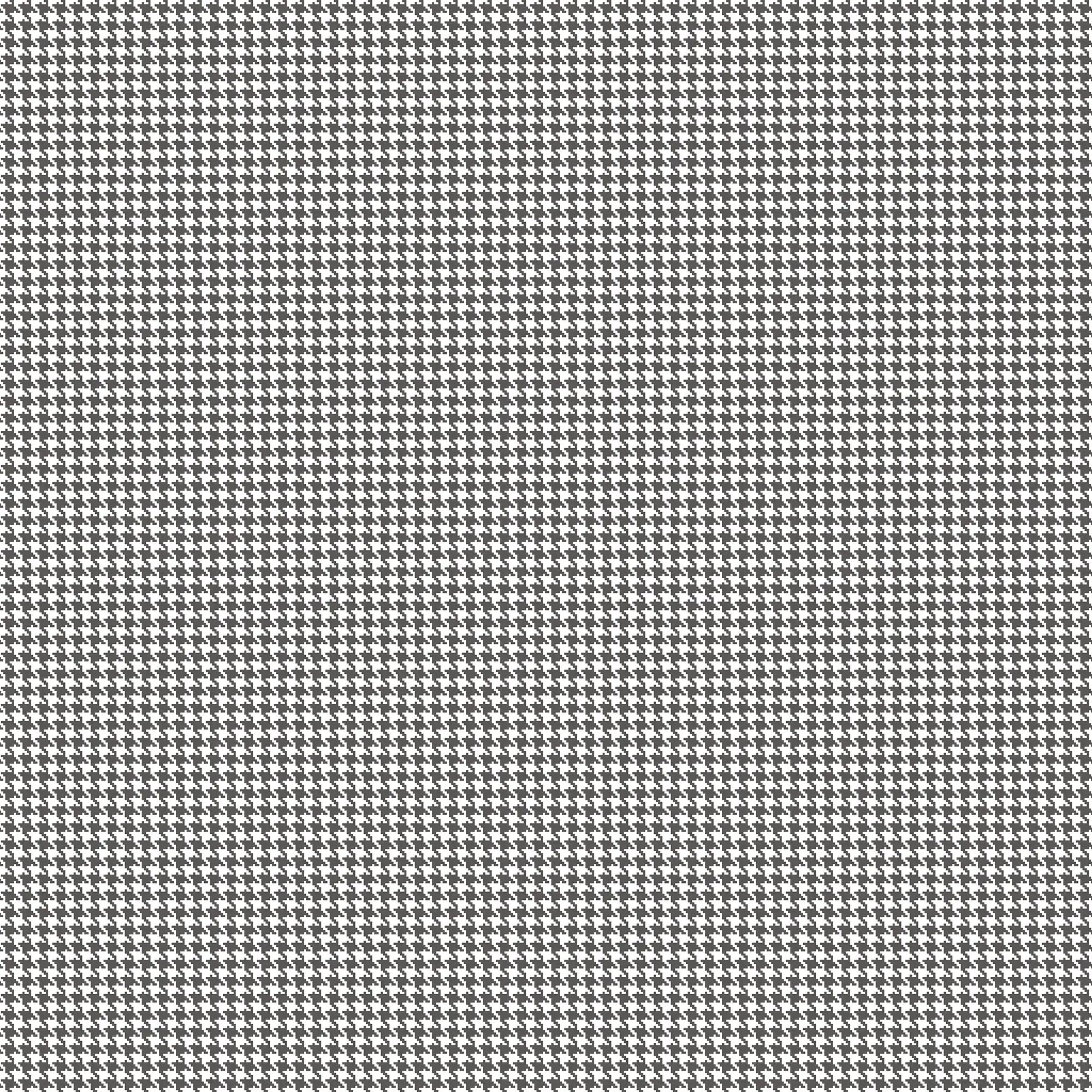 Detaljeret billede af Delicate Houndstooth - Charcoal tapetmønster, der viser et klassisk hundetandsmønster i kulfarver.
