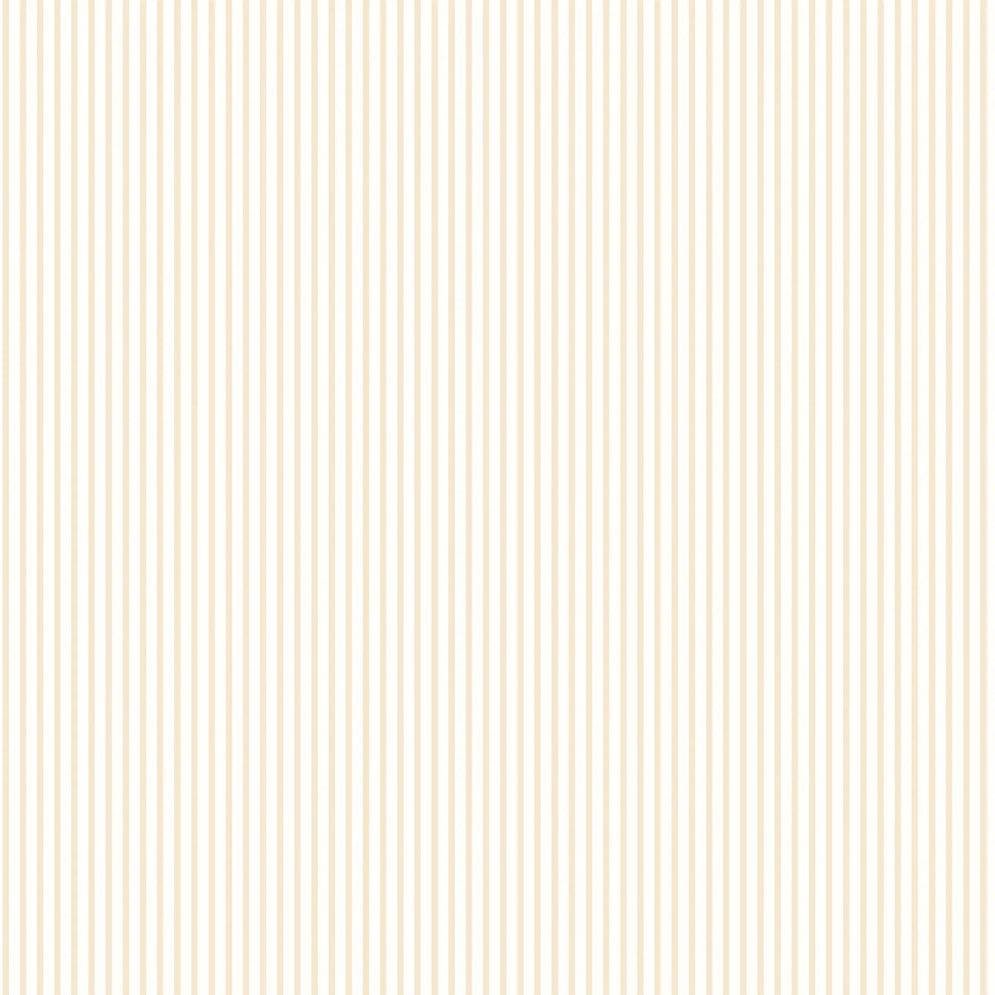 Tapet med smalle, cremede striber i et enkelt mønster. Produkt: Delicate Stripes - Cream fra Nicetapet.dk.