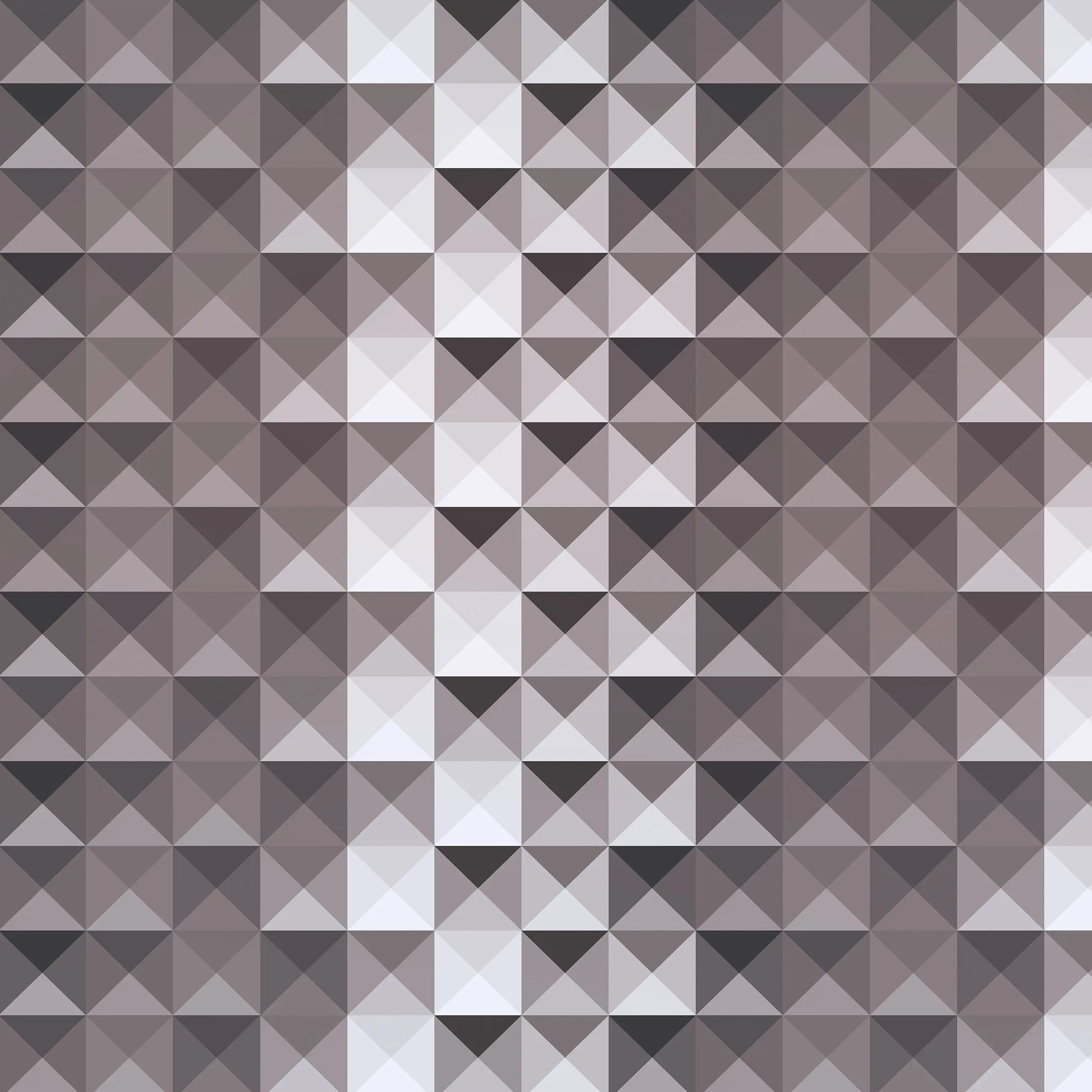 Billede 15 af Fototapet - Gråt geometrisk mønster af kvadratiske trekanter