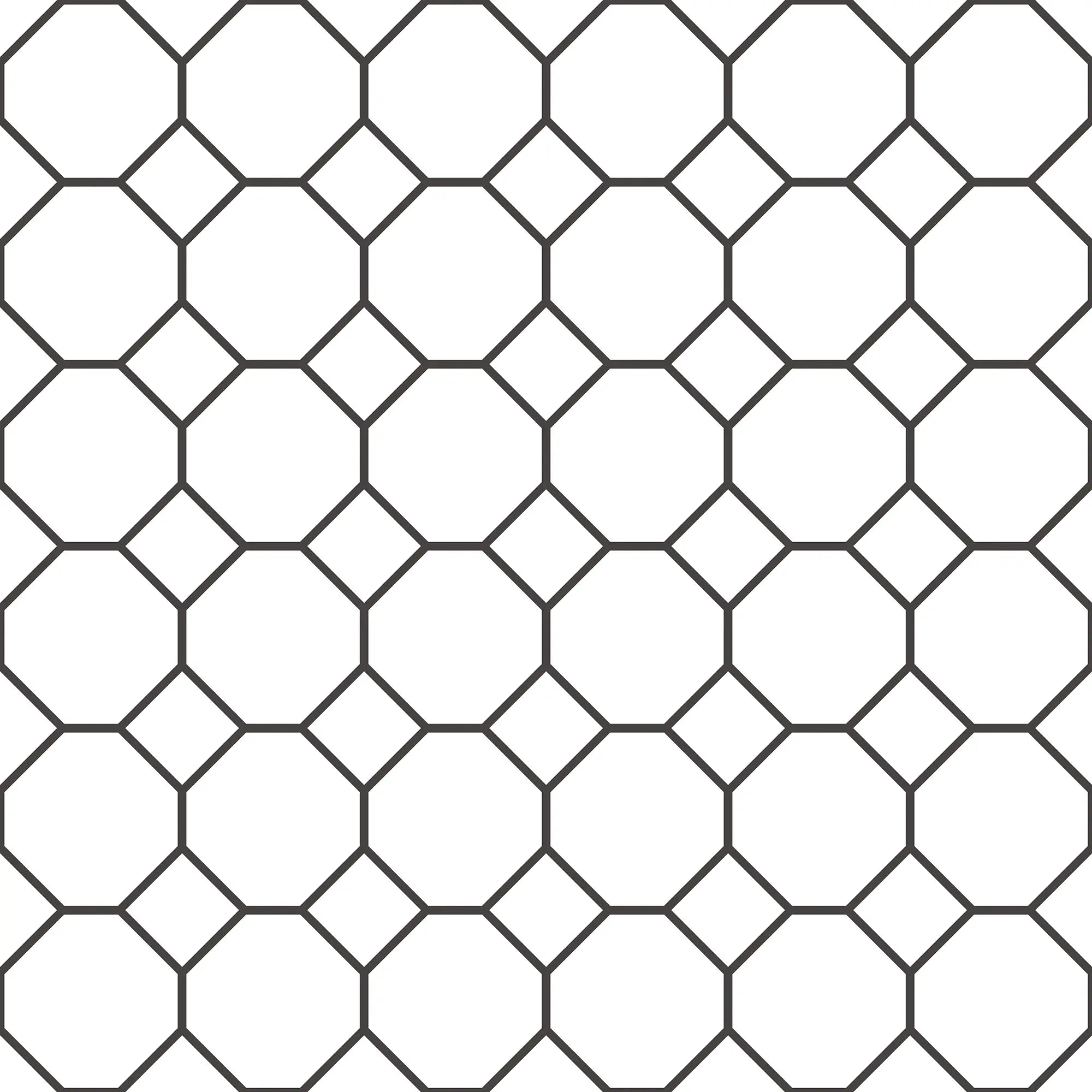 Honeycomb - Stone tapet med geometrisk bikubemønster i en ren og moderne stil.