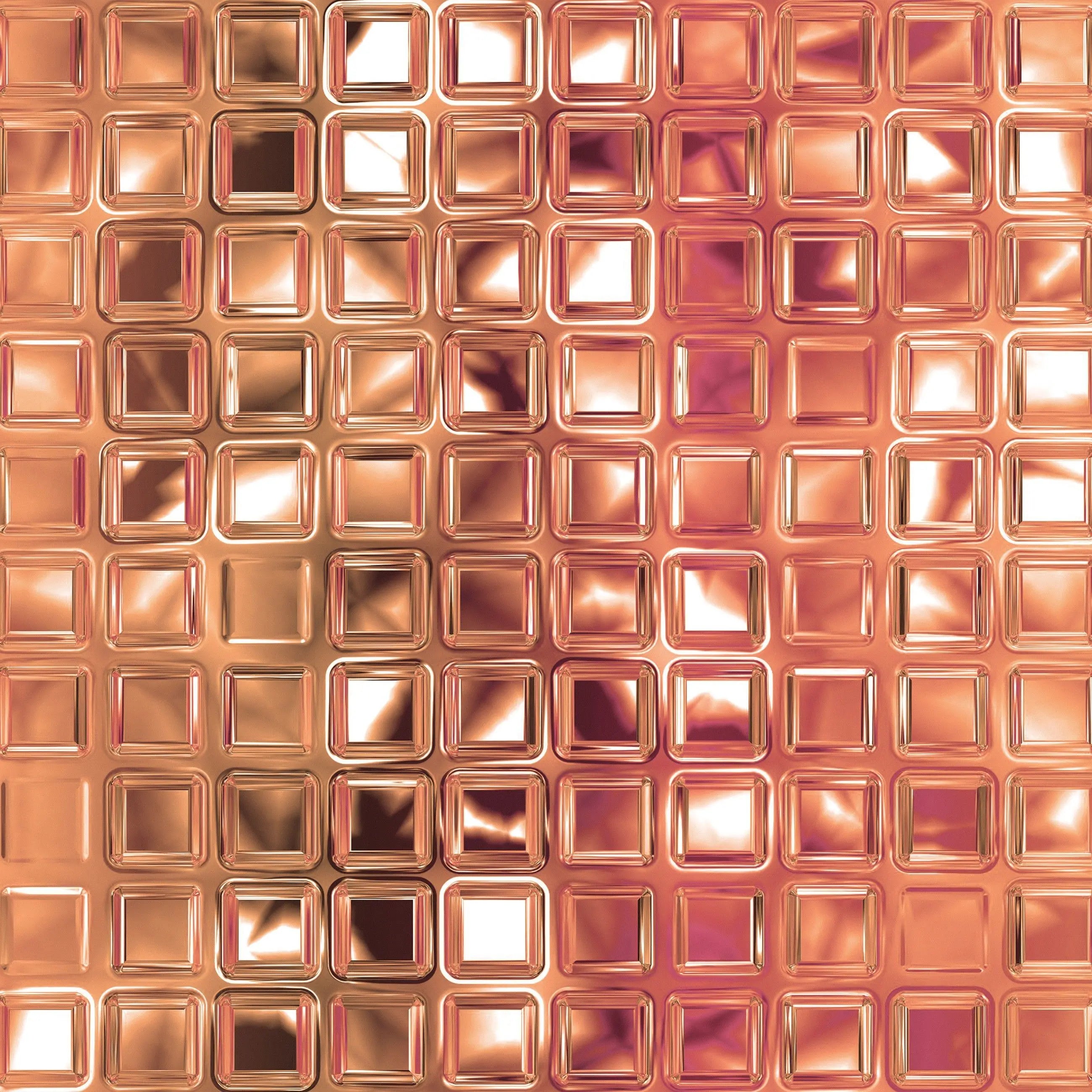 Billede 8 af Fototapet - Skinnende bronzefarvet glasmosaik